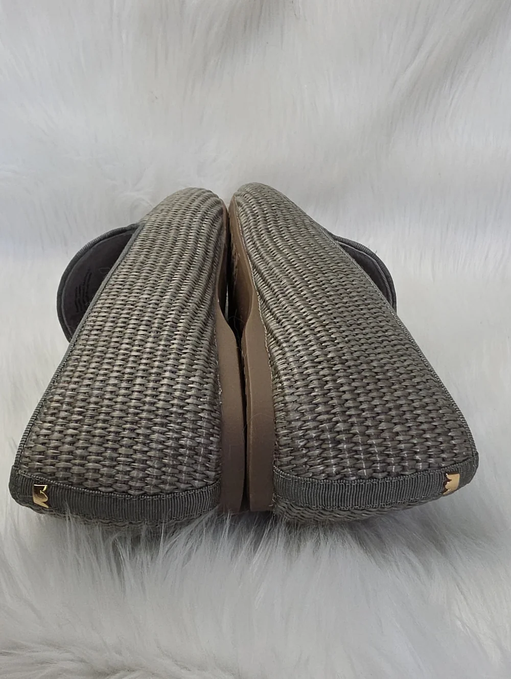 BIRDIES The Starling Cypress Woven‎ Synthetic Raffia Slip On Comfort Loafers 12